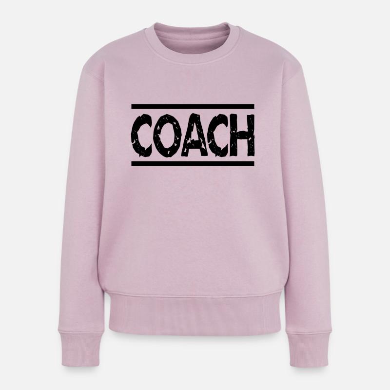 coach - Pull Premium bio Femme - rose poudré