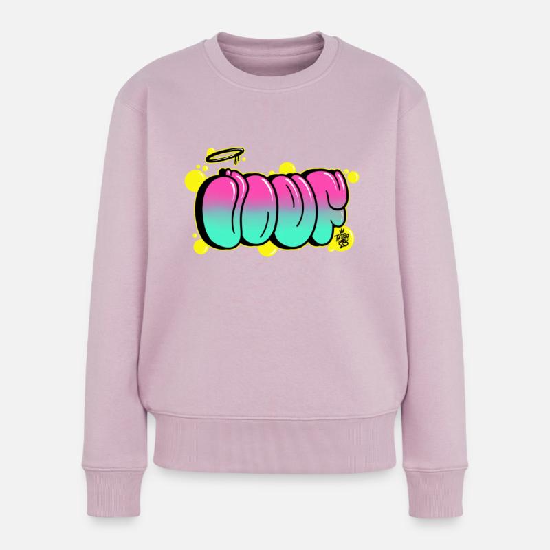 Graphique #03 - Pull Premium bio Femme - rose poudré