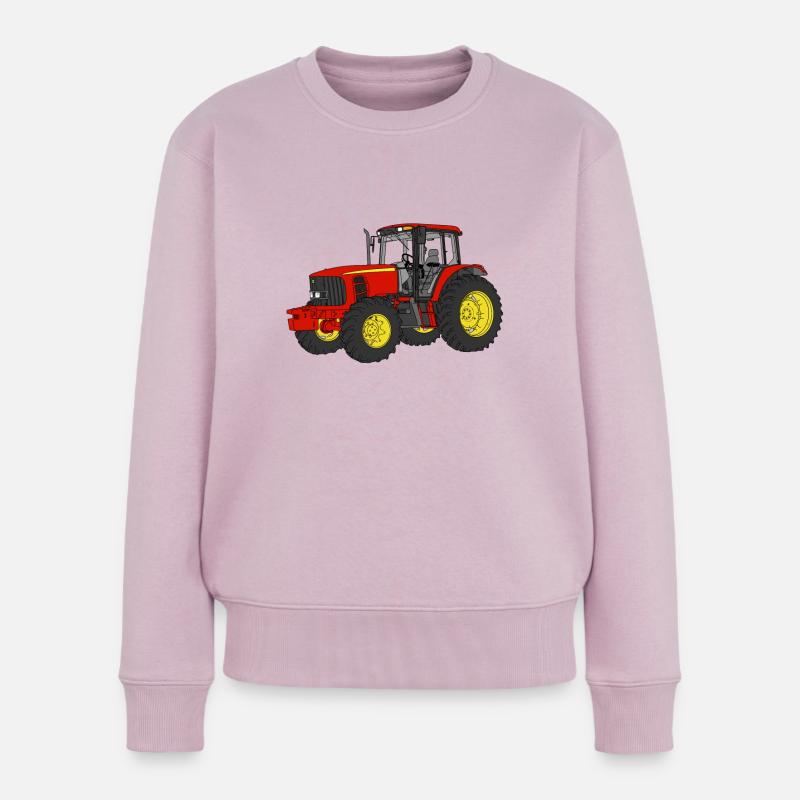 Traktor - Frauen Premium Bio Pullover - Altrosa