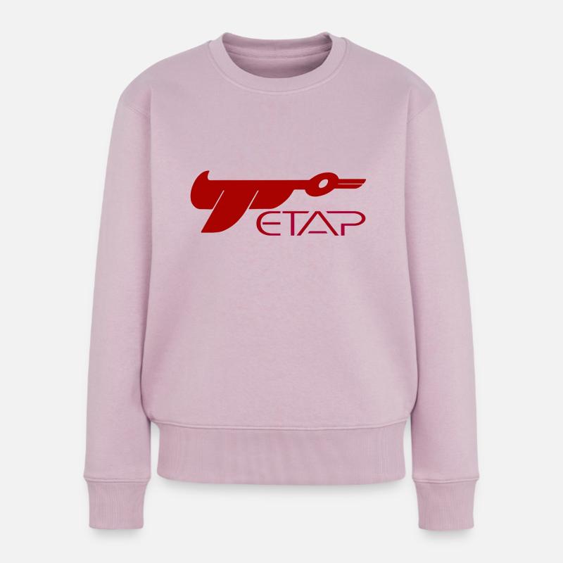 ETAP Logo - Frauen Premium Bio Pullover - Altrosa