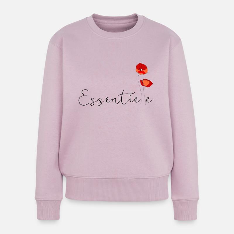 Wesentlich - Frauen Premium Bio Pullover - Altrosa