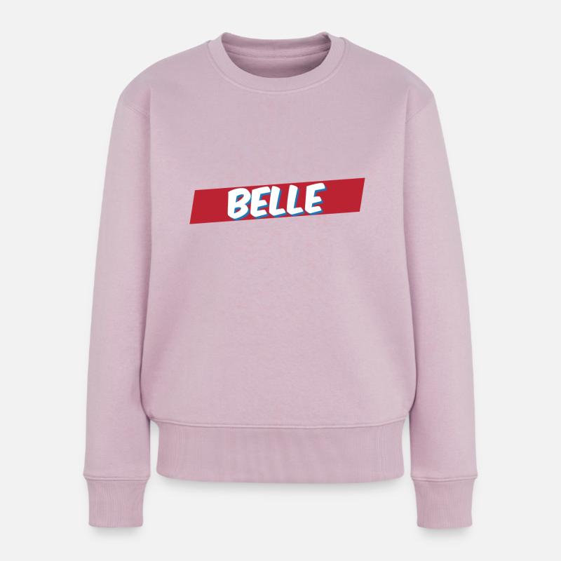 Belle - Pull Premium bio Femme - rose poudré