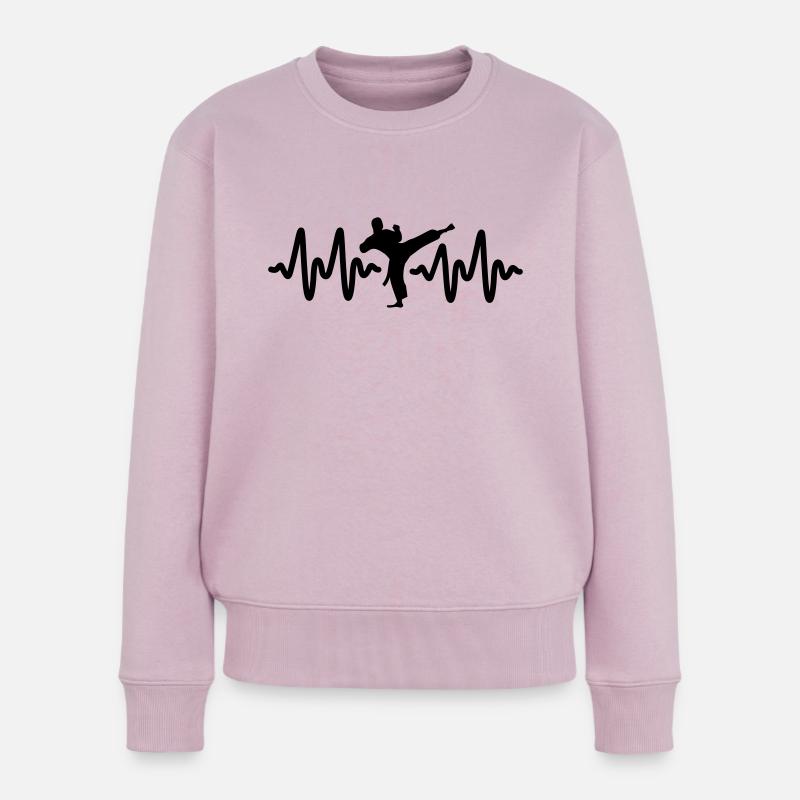 kampfsport - Frauen Premium Bio Pullover - Altrosa