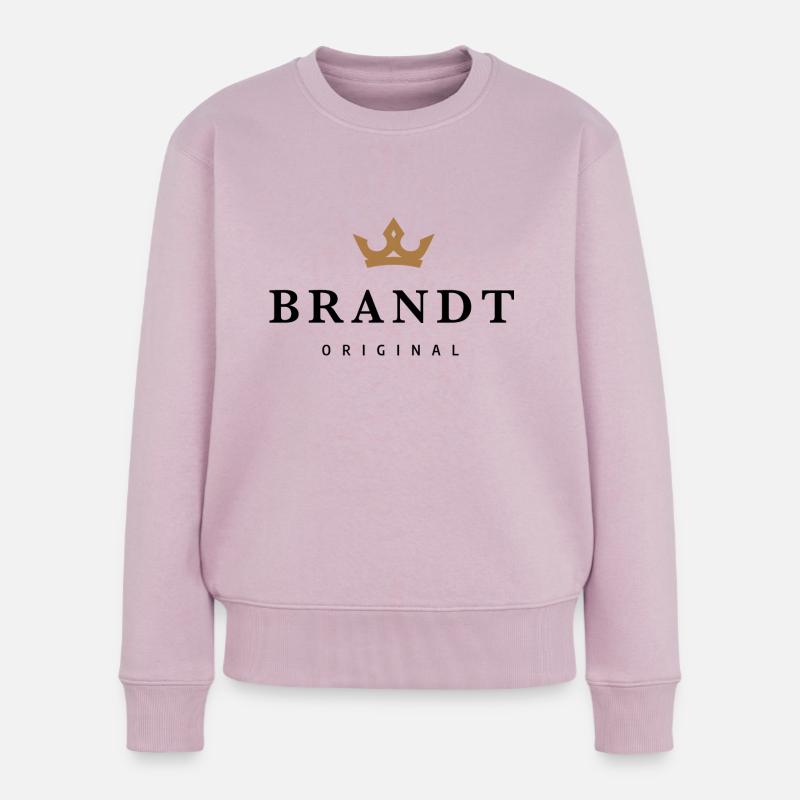 Brandt - Frauen Premium Bio Pullover - Altrosa