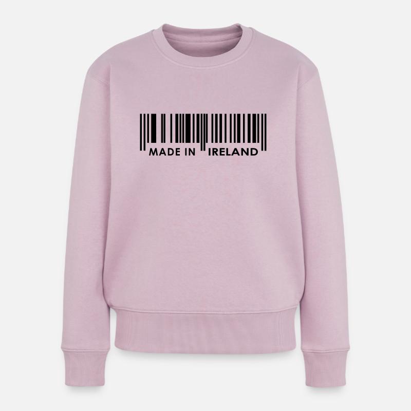 Fabriqué en Irlande / Irlande - Pull Premium bio Femme - rose poudré