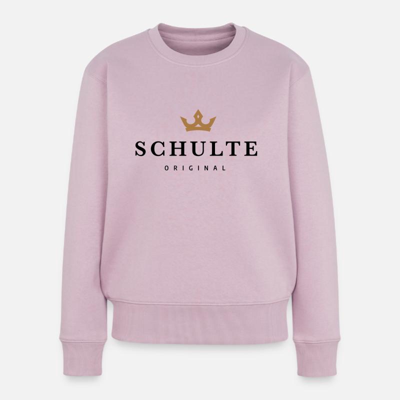 Schulte - Frauen Premium Bio Pullover - Altrosa