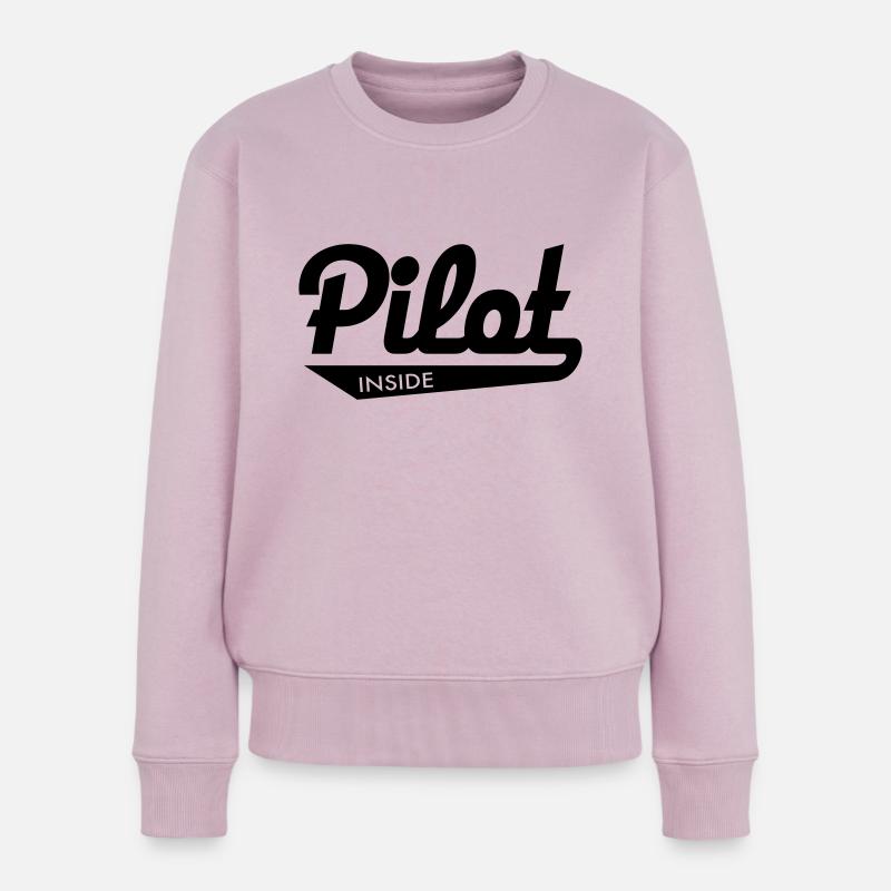 Pilot - Frauen Premium Bio Pullover - Altrosa