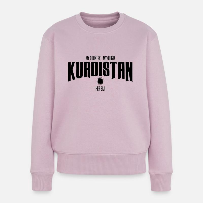 Kurdistan - Frauen Premium Bio Pullover - Altrosa