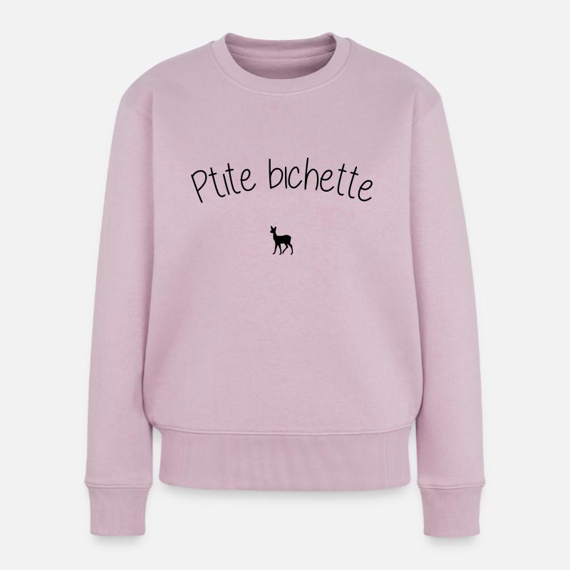 ptite bichette - Pull Premium bio Femme - rose poudré