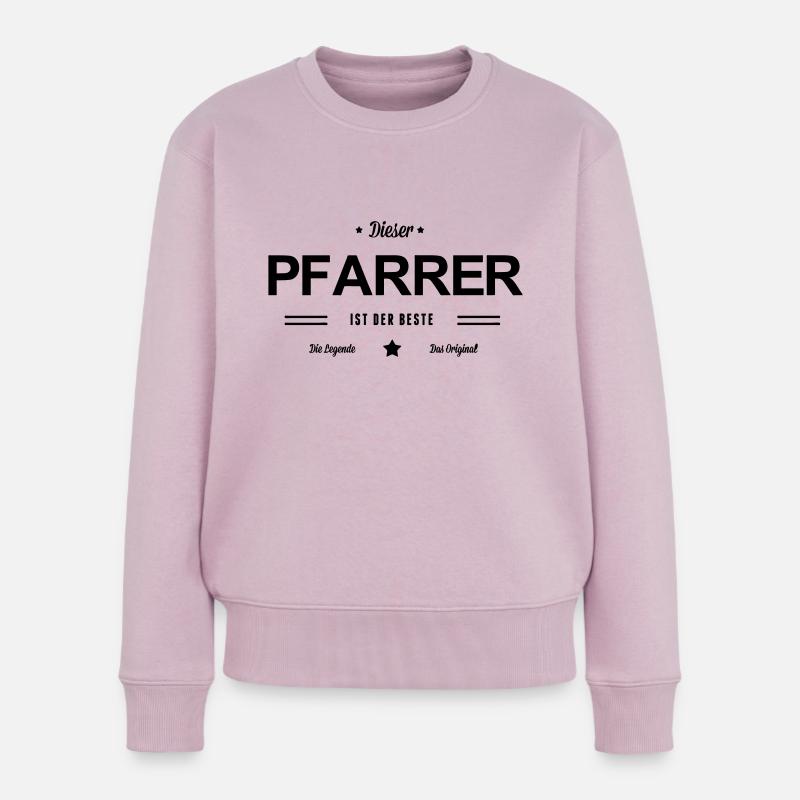 Bester Pfarrer - Frauen Premium Bio Pullover - Altrosa