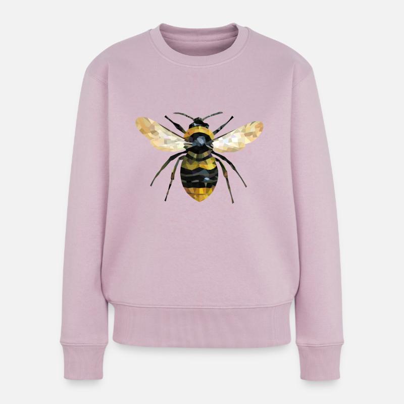 Biene - Frauen Premium Bio Pullover - Altrosa
