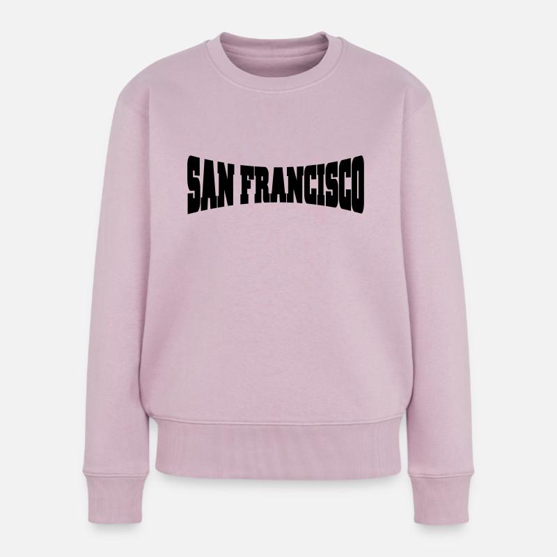 San Francisco - Pull Premium bio Femme - rose poudré