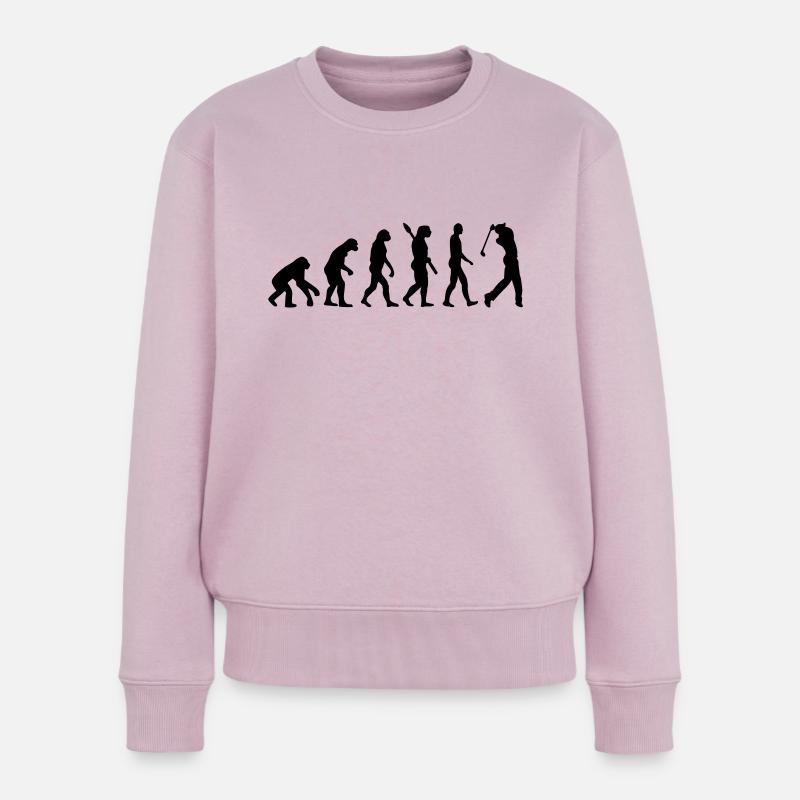 Evolution Golf - Pull Premium bio Femme - rose poudré