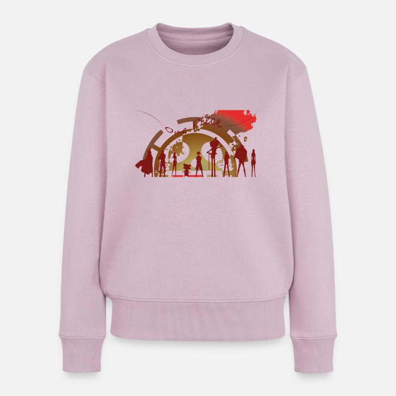 One Piece Logo - Pull Premium bio Femme - rose poudré