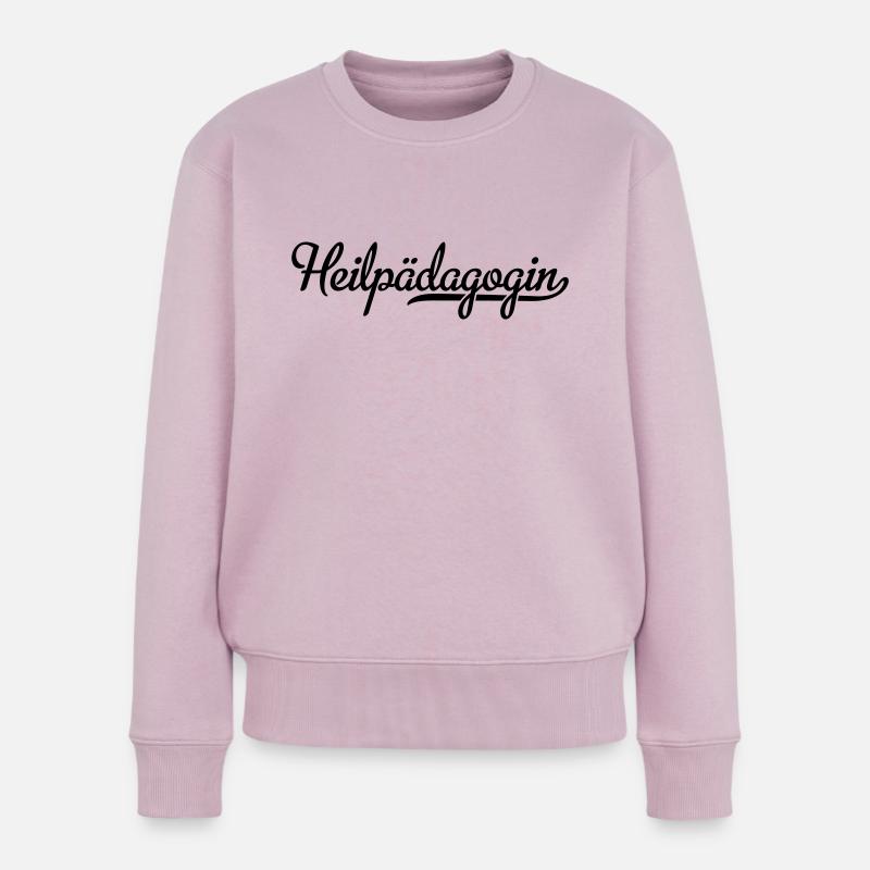 Heilpädagogin - Frauen Premium Bio Pullover - Altrosa
