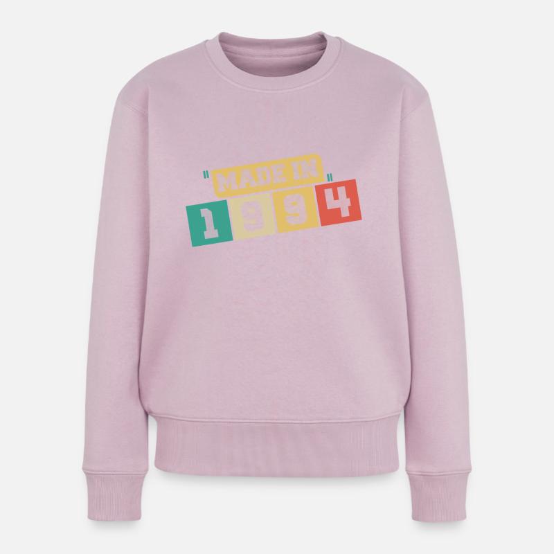 1994 anniversaire 1994 né en 1994 anniversaire - Pull Premium bio Femme - rose poudré