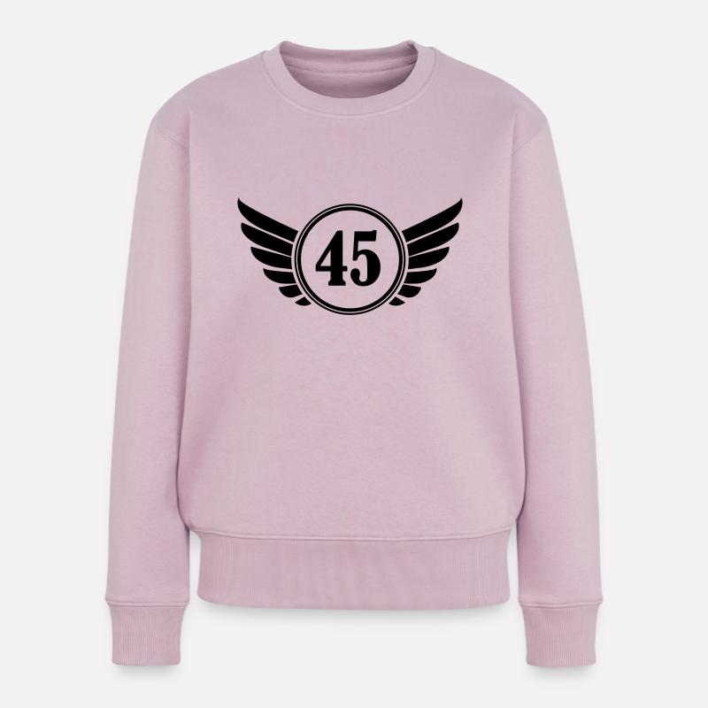 45 - Frauen Premium Bio Pullover - Altrosa