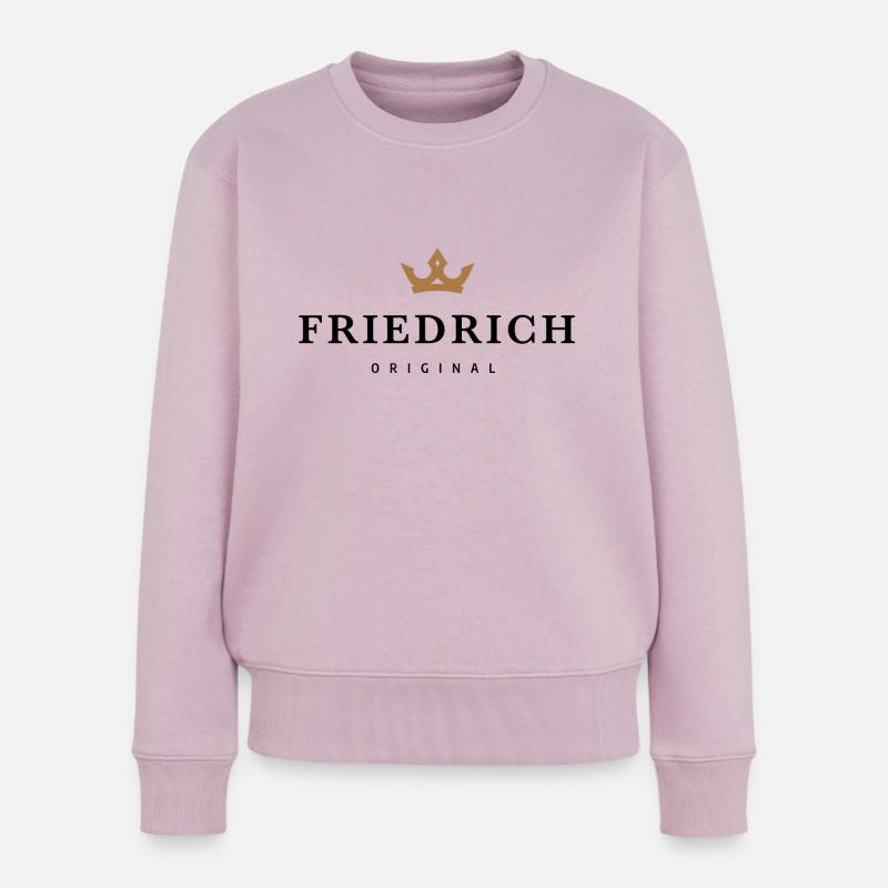 Friedrich - Frauen Premium Bio Pullover - Altrosa