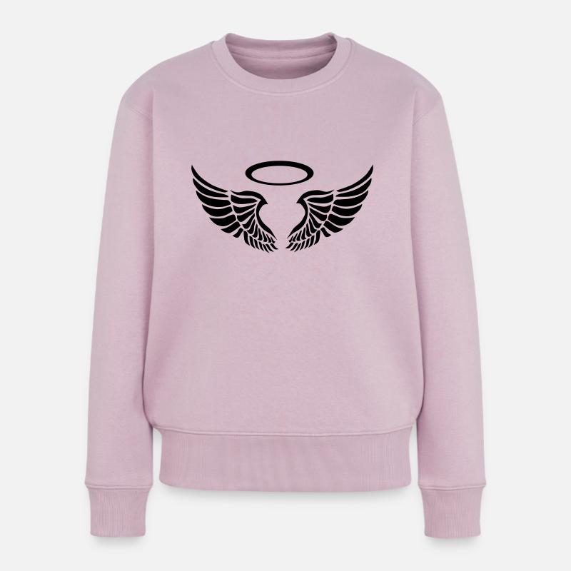 ailes d'ange - Pull Premium bio Femme - rose poudré
