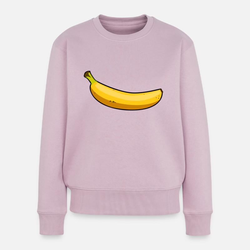 Banane - Frauen Premium Bio Pullover - Altrosa
