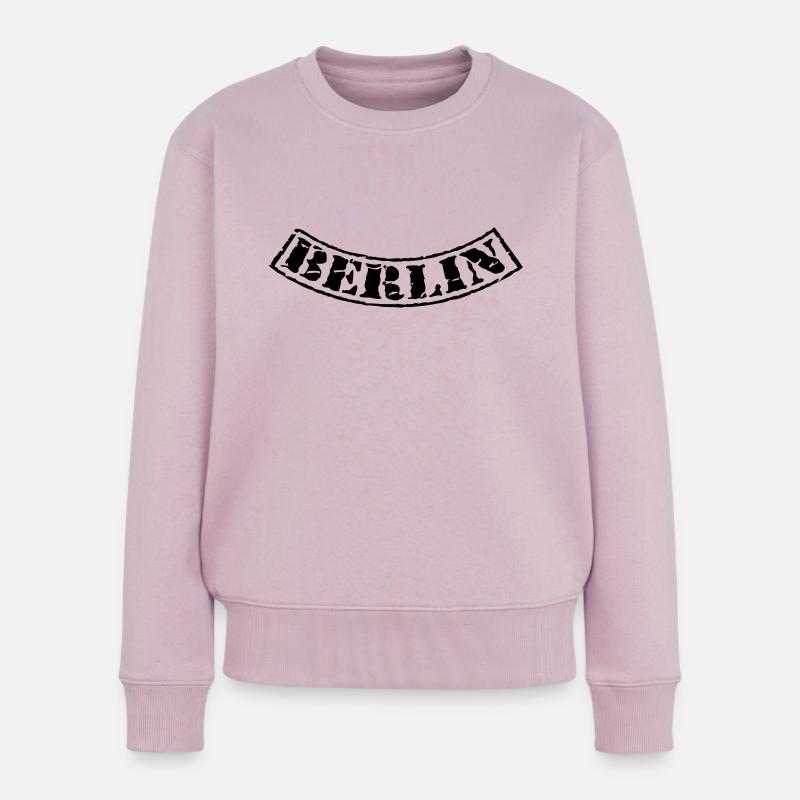 Cou Berlin - Pull Premium bio Femme - rose poudré