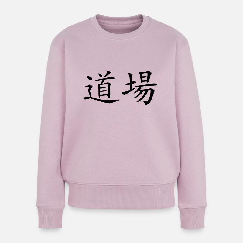 dojo - Pull Premium bio Femme - rose poudré