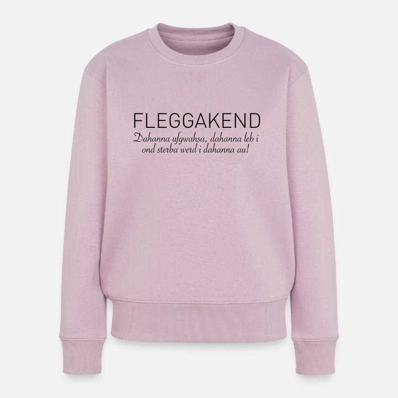 Fleggakend - Frauen Premium Bio Pullover - Altrosa