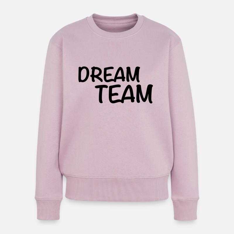 Dream Team - Pull Premium bio Femme - rose poudré