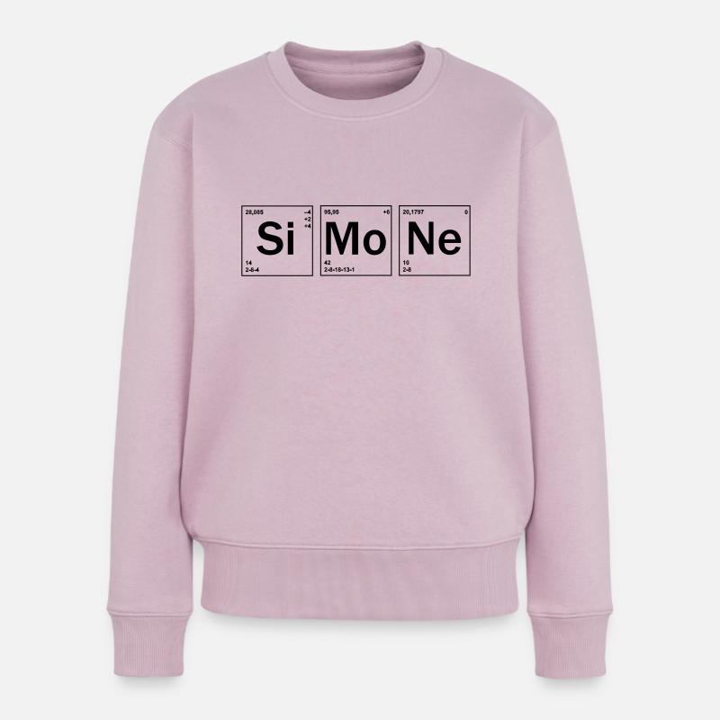 Simone - Frauen Premium Bio Pullover - Altrosa