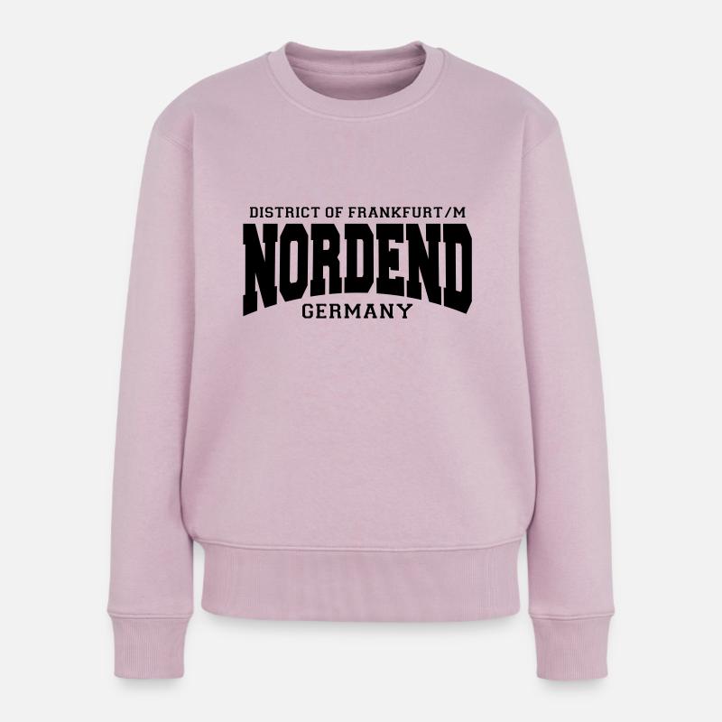 Frankfurt nordend - Frauen Premium Bio Pullover - Altrosa