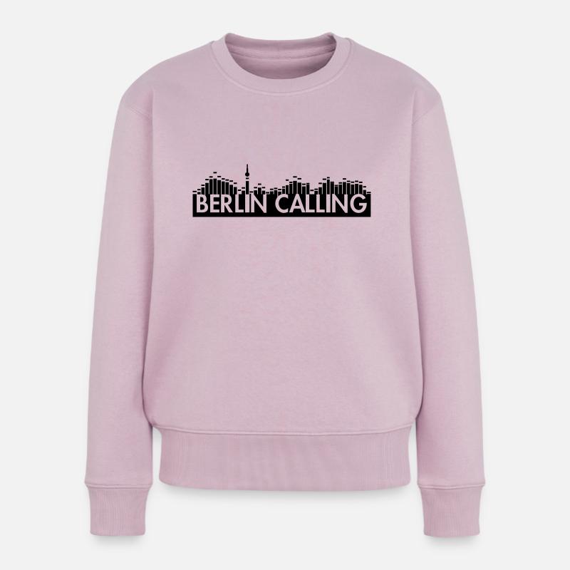 Berlin Calling Shirts - Frauen Premium Bio Pullover - Altrosa