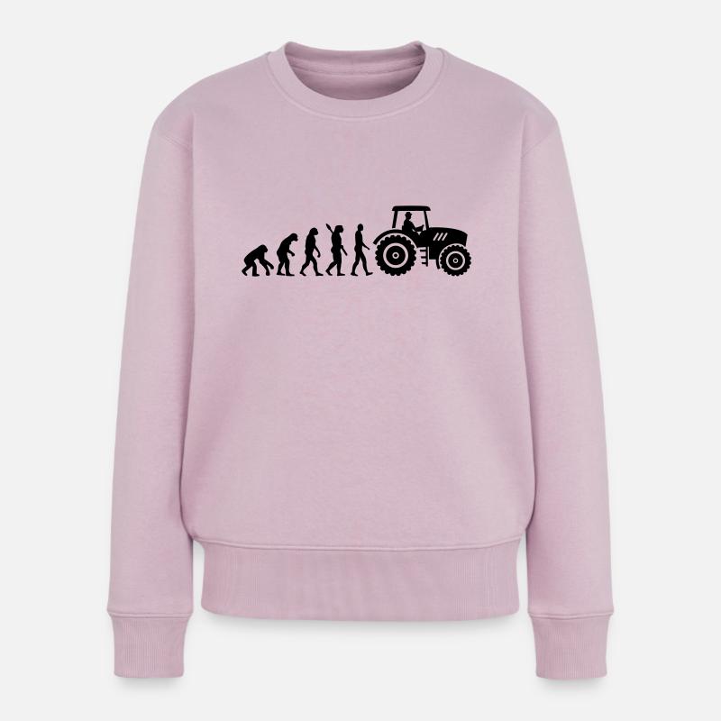 Traktor - Frauen Premium Bio Pullover - Altrosa