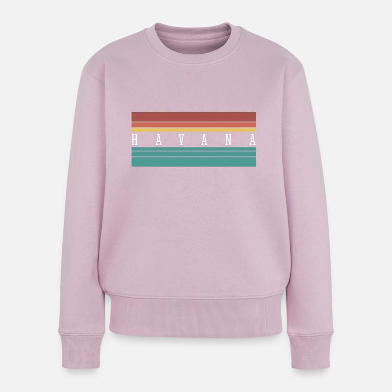 Havana: Perfektes Geschenk & Souvenir - Frauen Premium Bio Pullover - Altrosa