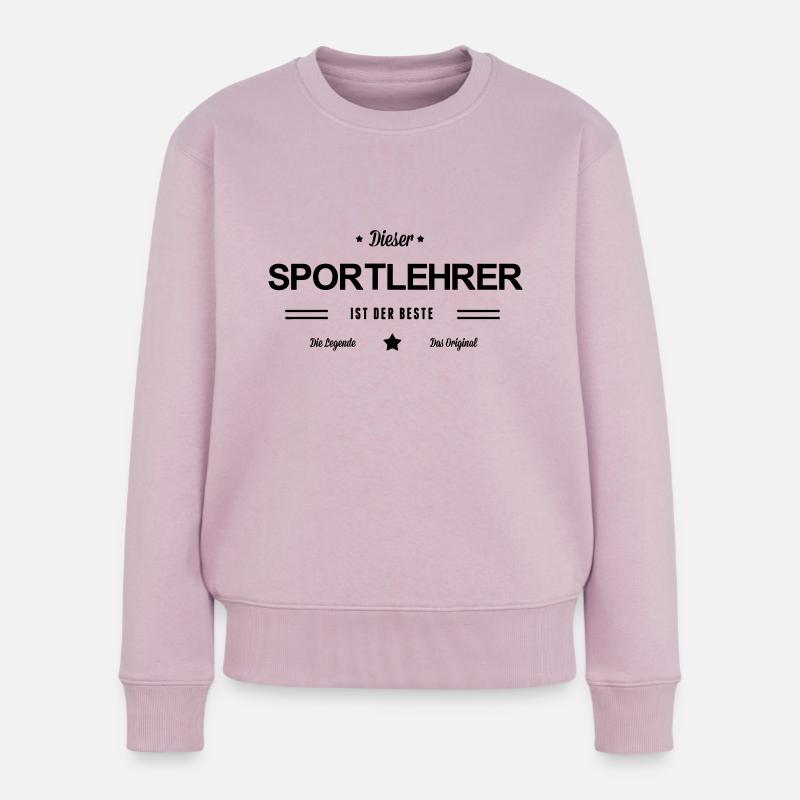 Bester Sportlehrer - Frauen Premium Bio Pullover - Altrosa