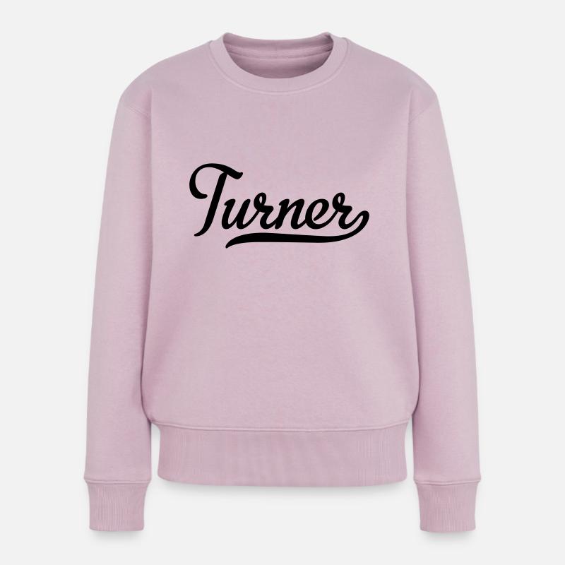 Turner - Frauen Premium Bio Pullover - Altrosa