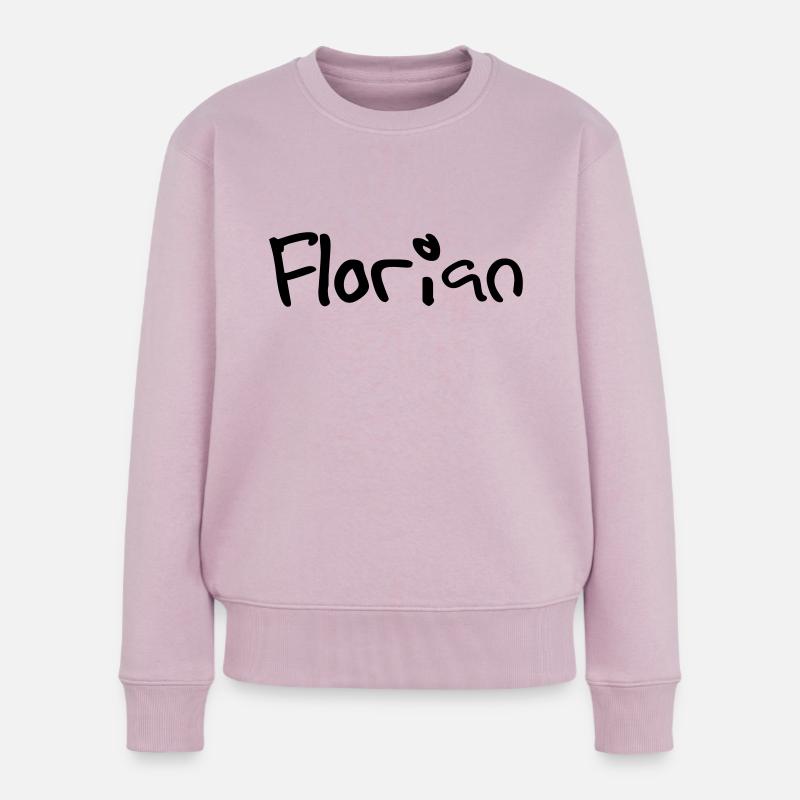 florian - Pull Premium bio Femme - rose poudré