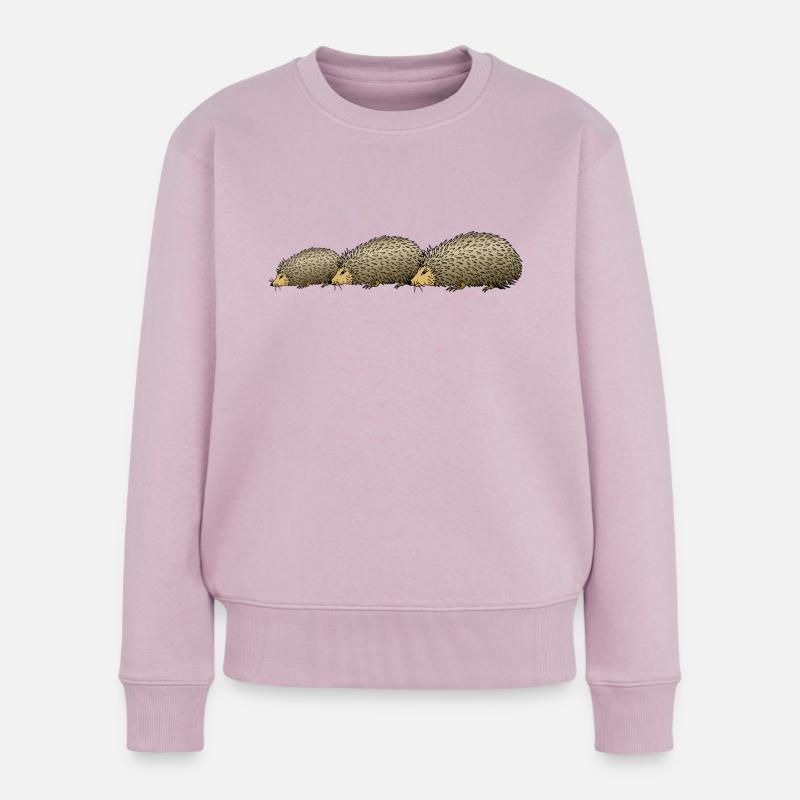 Hérissons - Pull Premium bio Femme - rose poudré