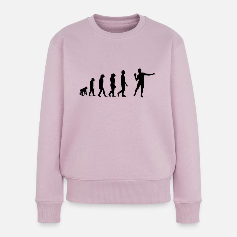 Évolution - Pull Premium bio Femme - rose poudré