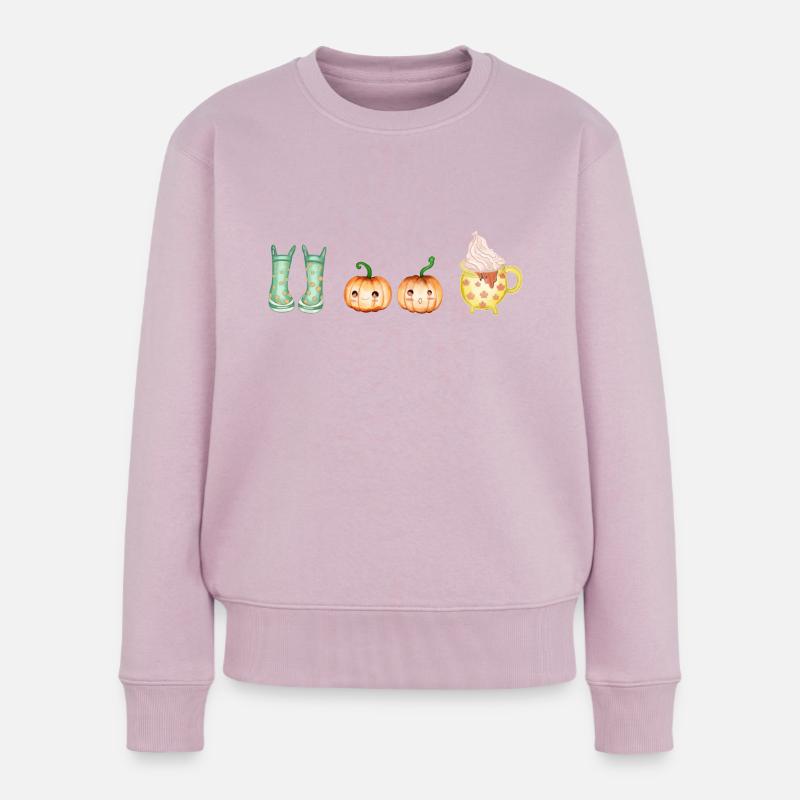 Plaisir d’automne - Pull Premium bio Femme - rose poudré