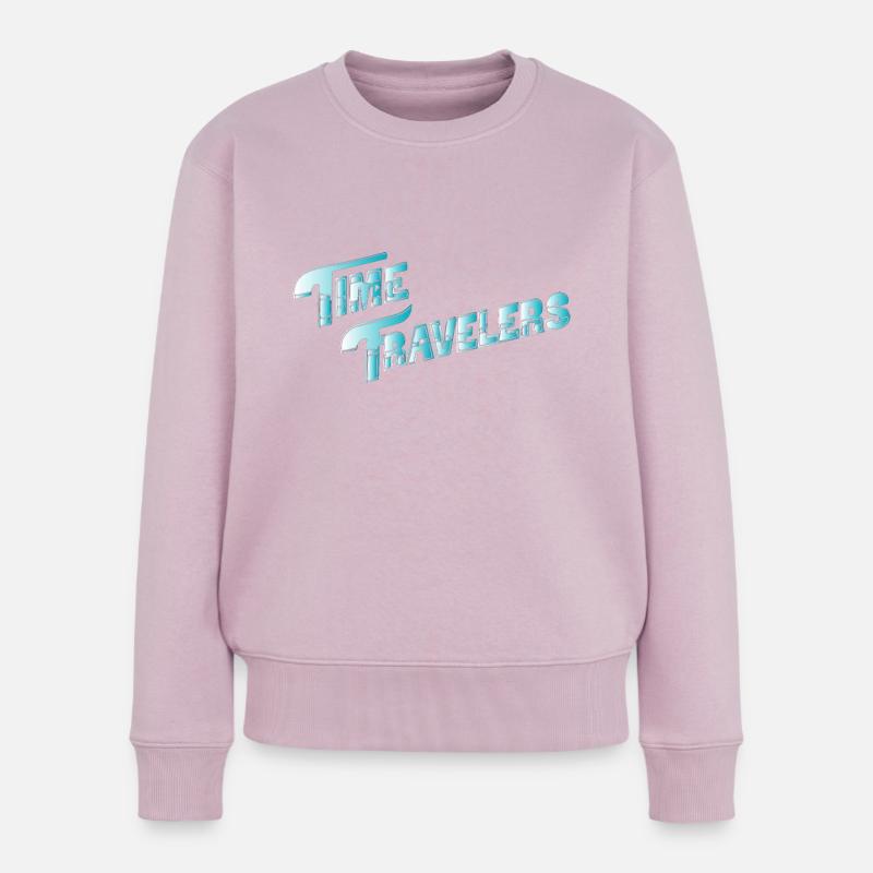 VOYAGEURS DANS LE TEMPS - Pull Premium bio Femme - rose poudré