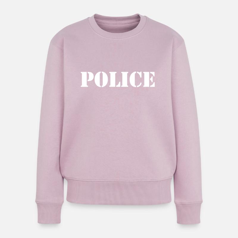 Polizei - Frauen Premium Bio Pullover - Altrosa