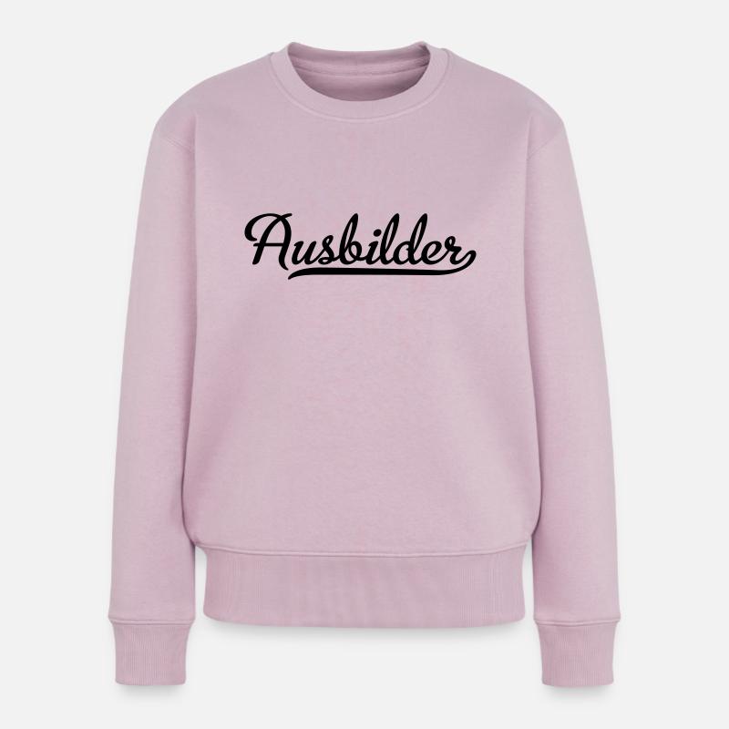 Ausbilder - Frauen Premium Bio Pullover - Altrosa