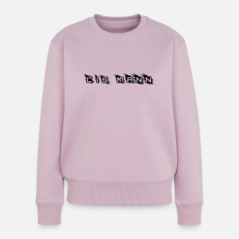Cis Mann - Frauen Premium Bio Pullover - Altrosa