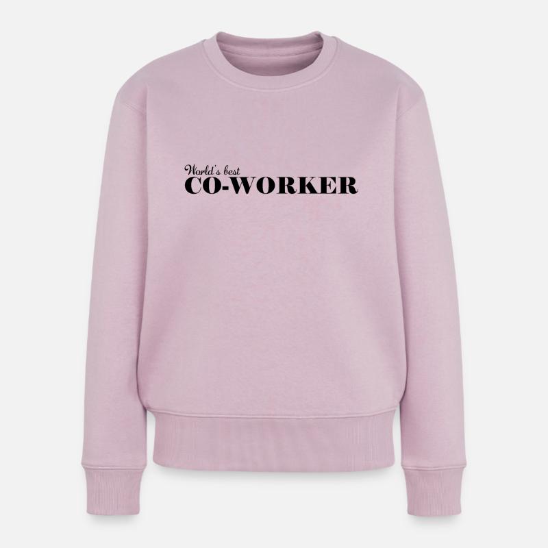 Der beste Kollege der Welt - Frauen Premium Bio Pullover - Altrosa