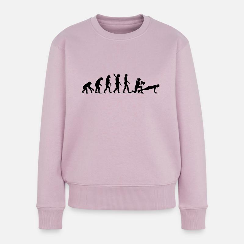 Fitness trainer - Pull Premium bio Femme - rose poudré