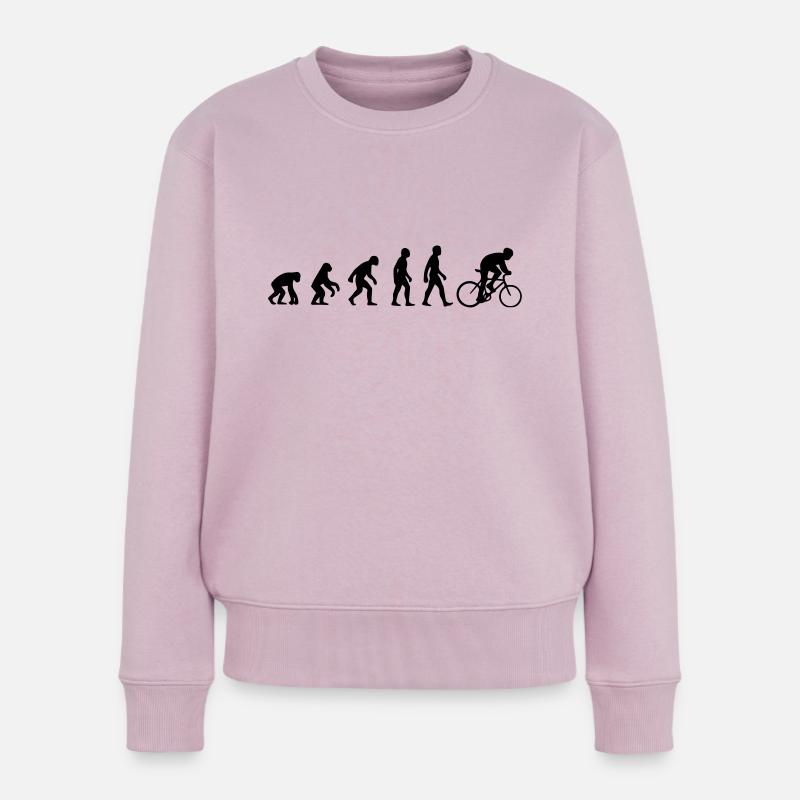 Bike Evolution - Frauen Premium Bio Pullover - Altrosa