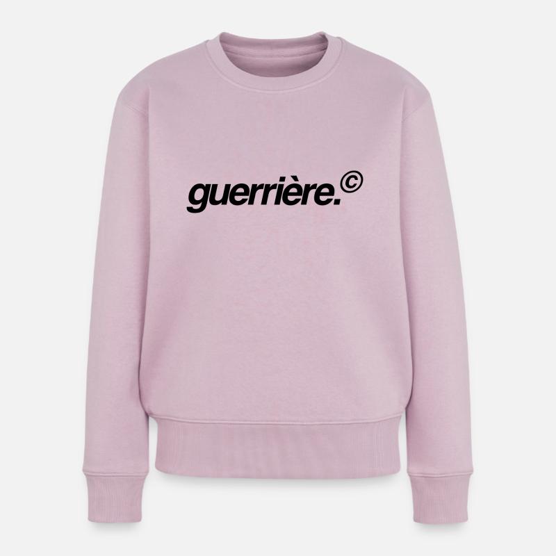 Krieger. - Frauen Premium Bio Pullover - Altrosa