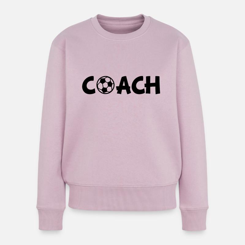 coach - Frauen Premium Bio Pullover - Altrosa