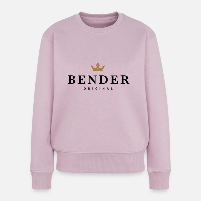 Bender - Frauen Premium Bio Pullover - Altrosa