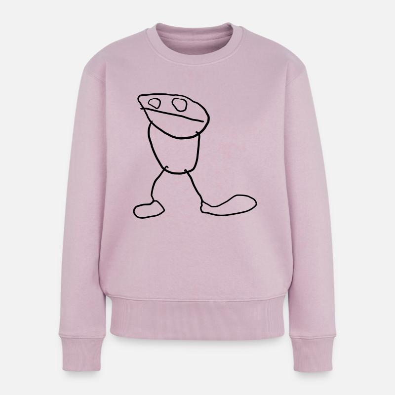 Männchen (by Linus) - Frauen Premium Bio Pullover - Altrosa